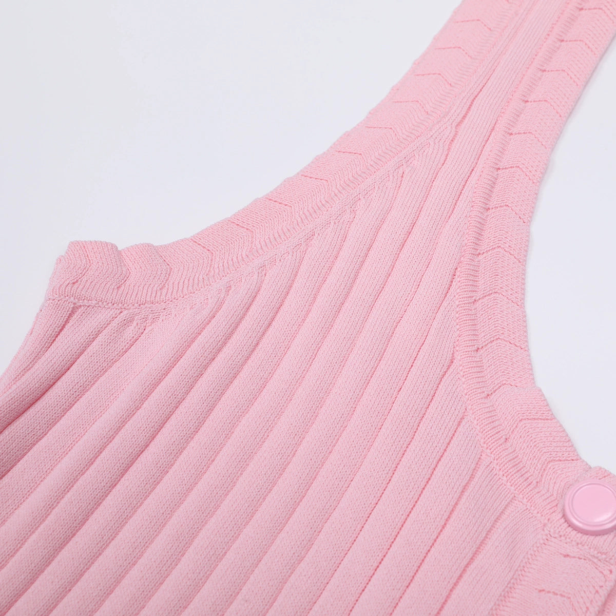 Jackie Pink Ribbed Knit Maxi Dress & Cardigan Set - Effortless Style & Comfort for Women