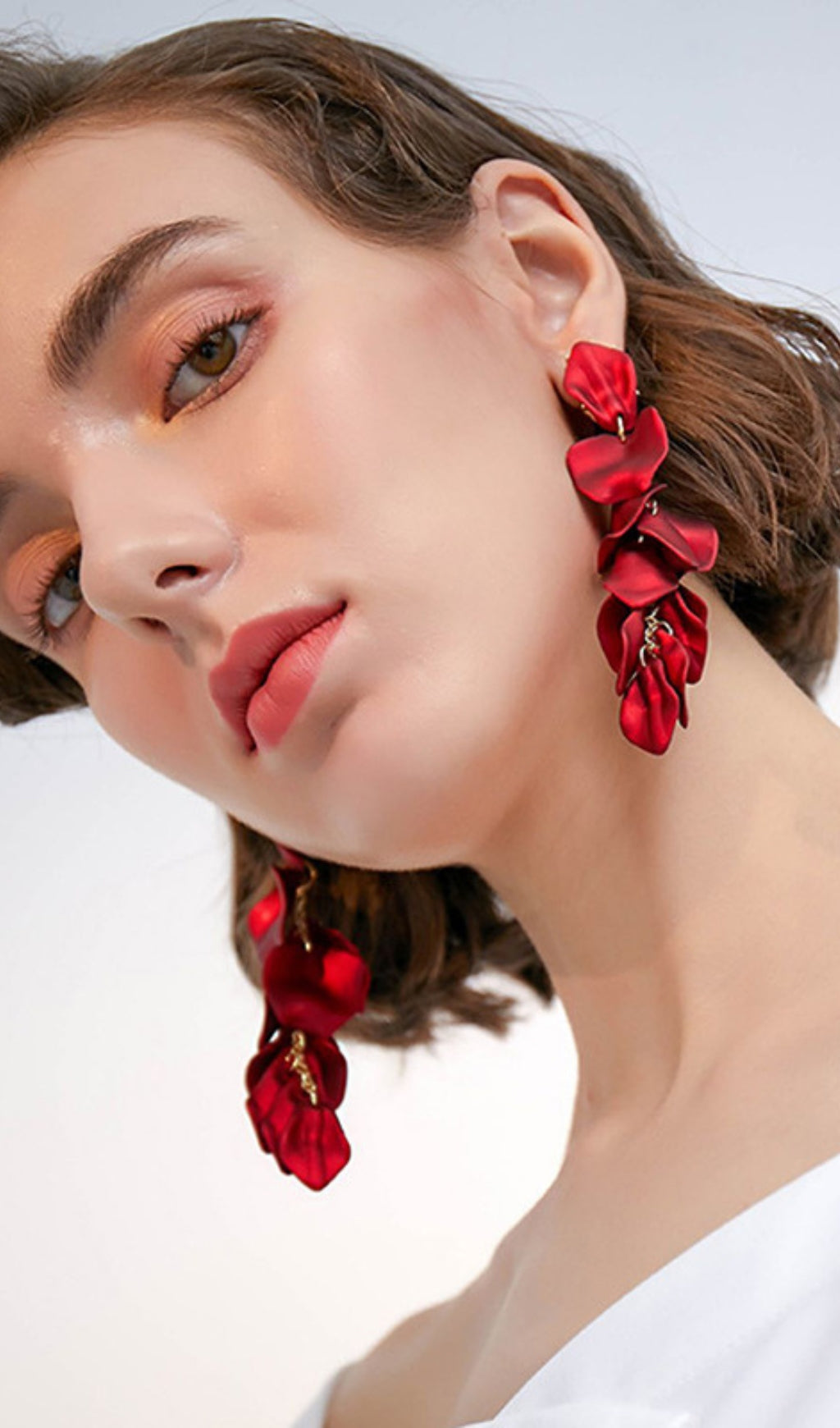 Cora Petal Fringe Earrings