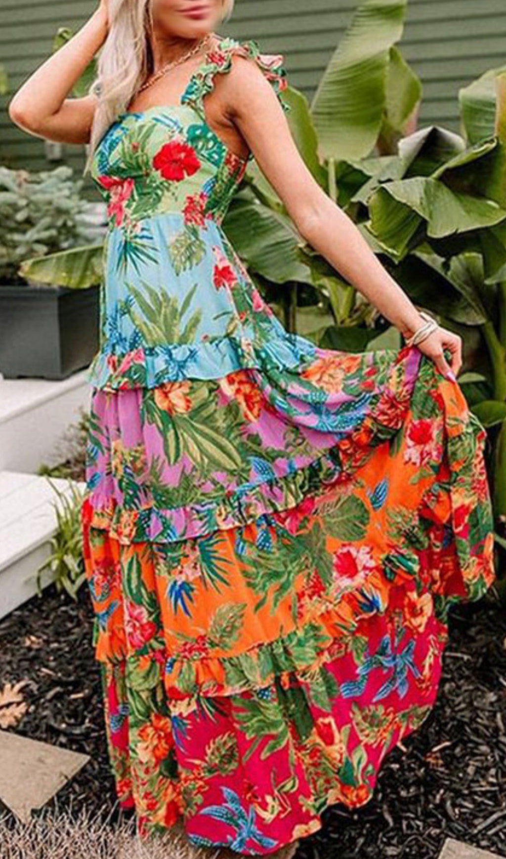 Emeline Printed One-Piece Swimsuit & Skirt