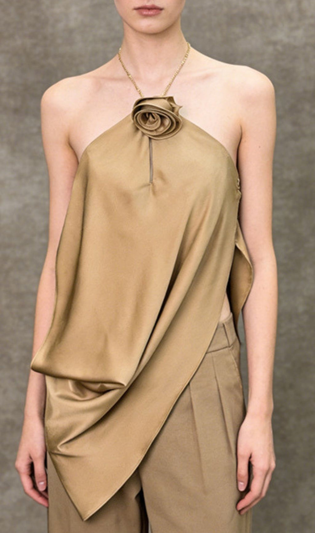 Kevina Halter Flower Top