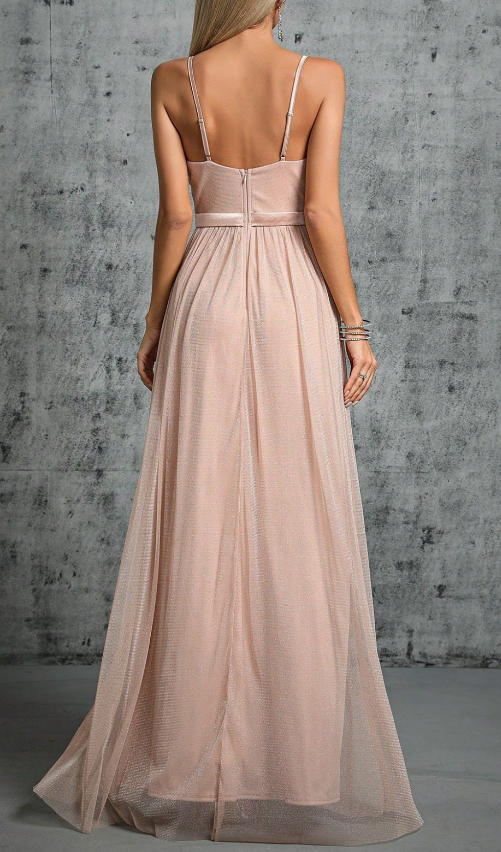 Genoa Strappy V-Neck Maxi Dress