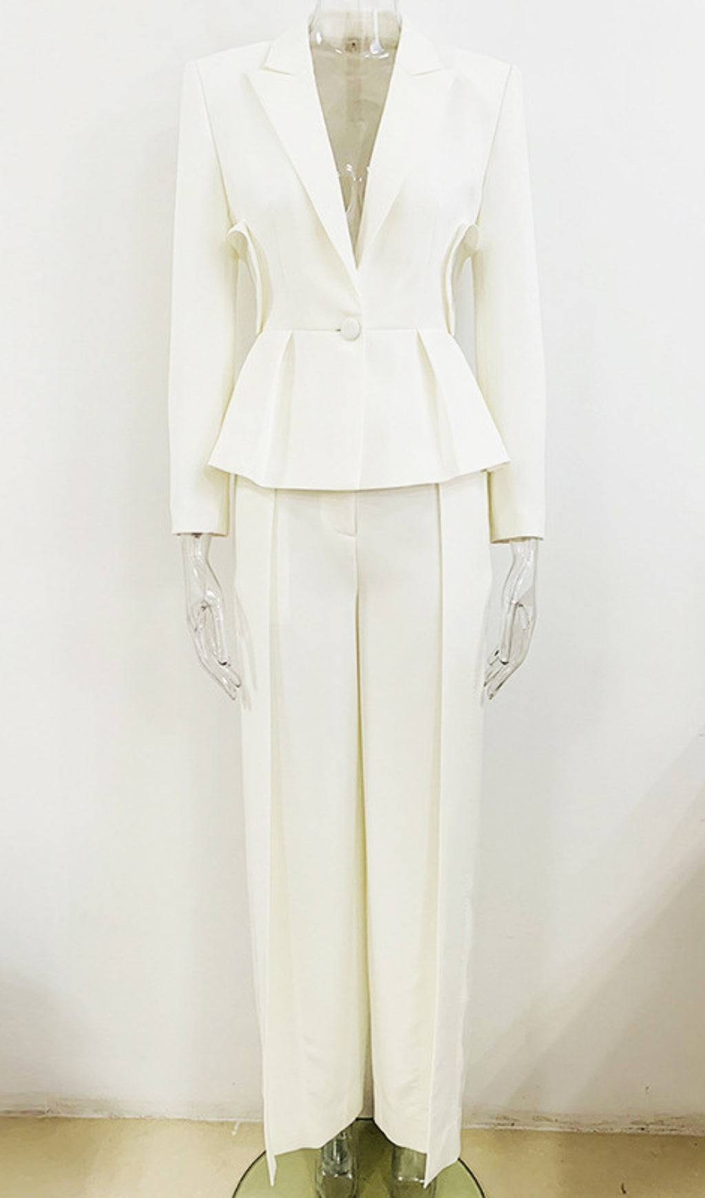 Heart Cutout Blazer & Pants