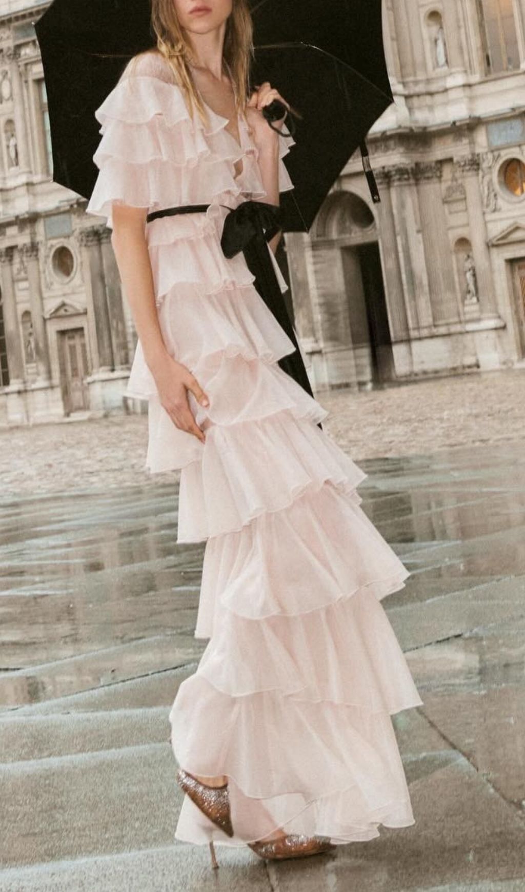 Kondo Ruffle Layered Maxi Dress