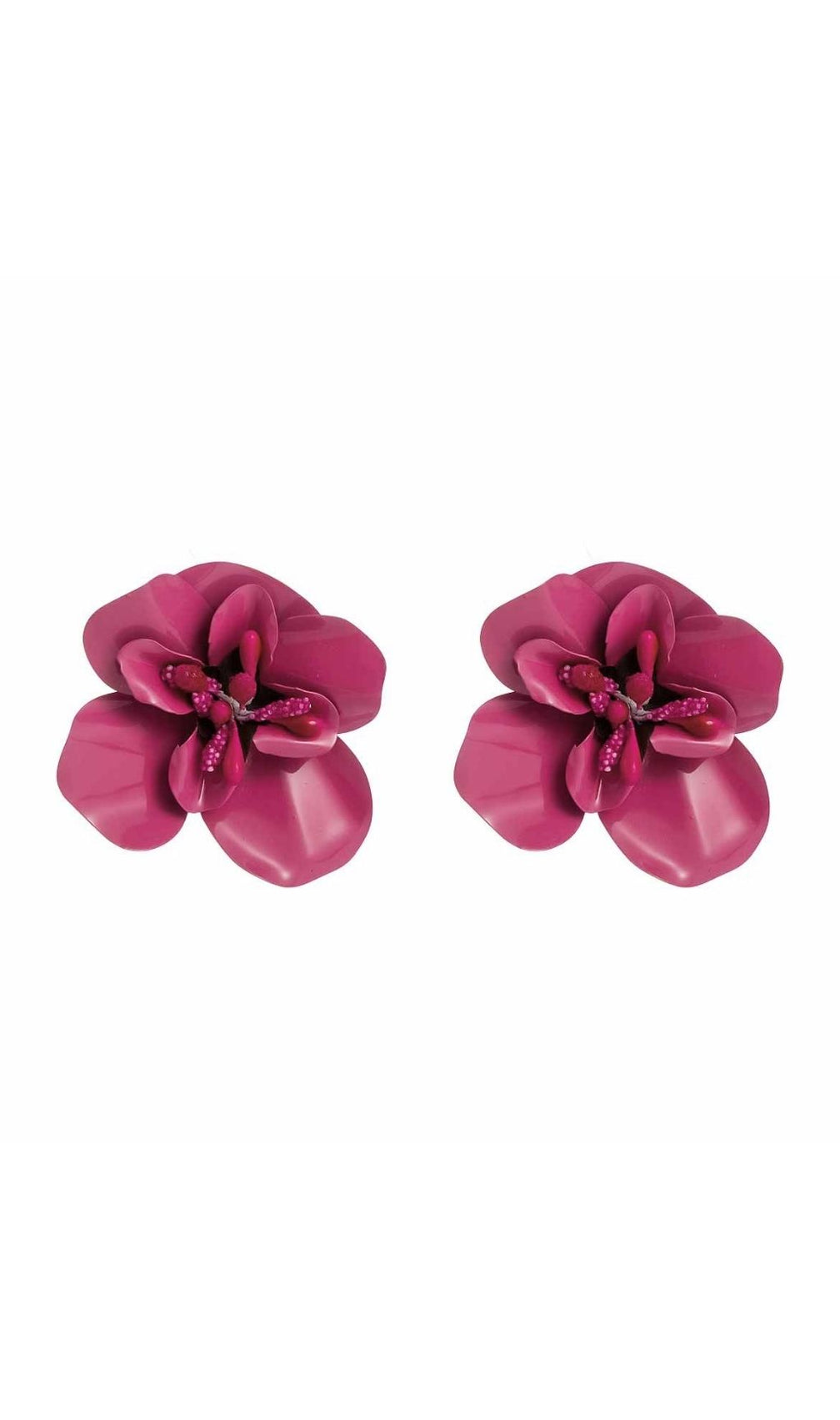 Jovia White Flower Statement Earrings | Elegant Floral Chic for Women