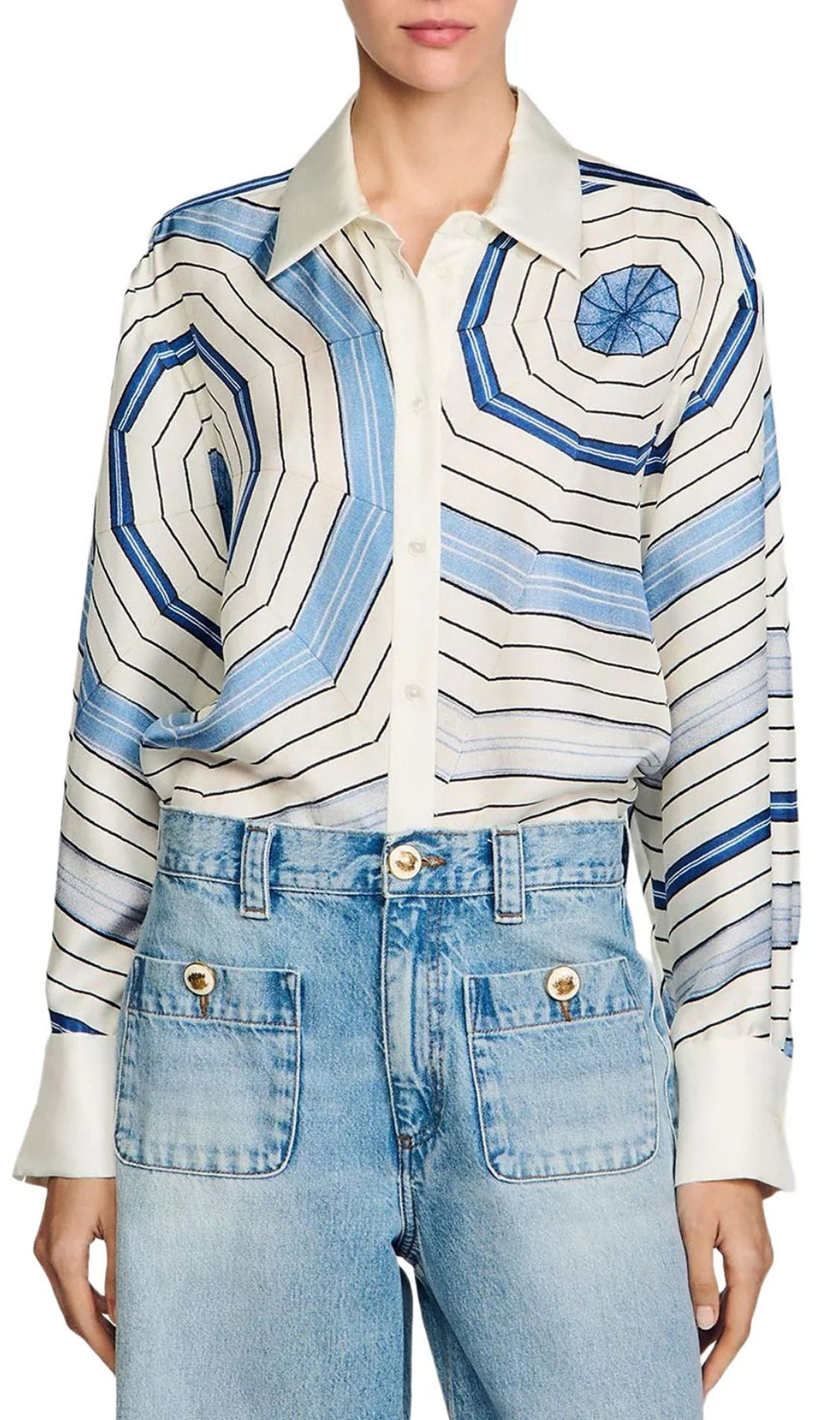 Spiral Motif Shirt