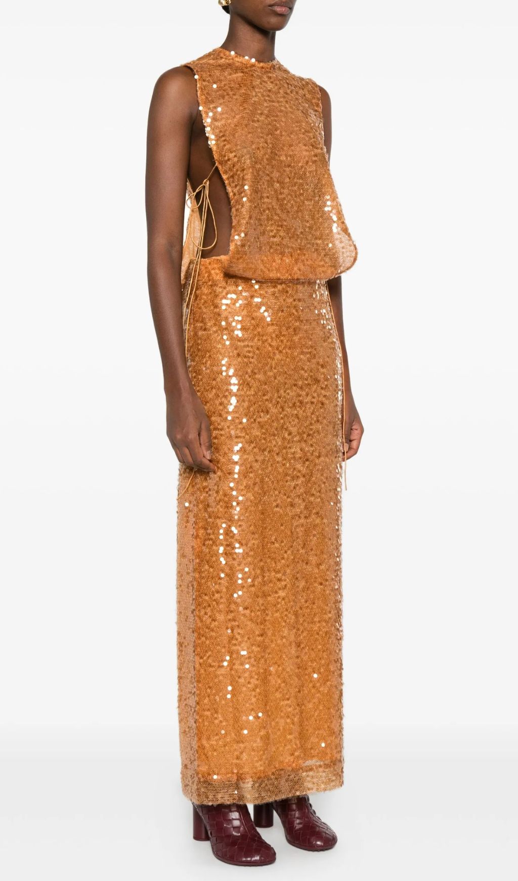 Ingalill Dazzling Sequin Maxi Dress - Glamorous Sleeveless Gown