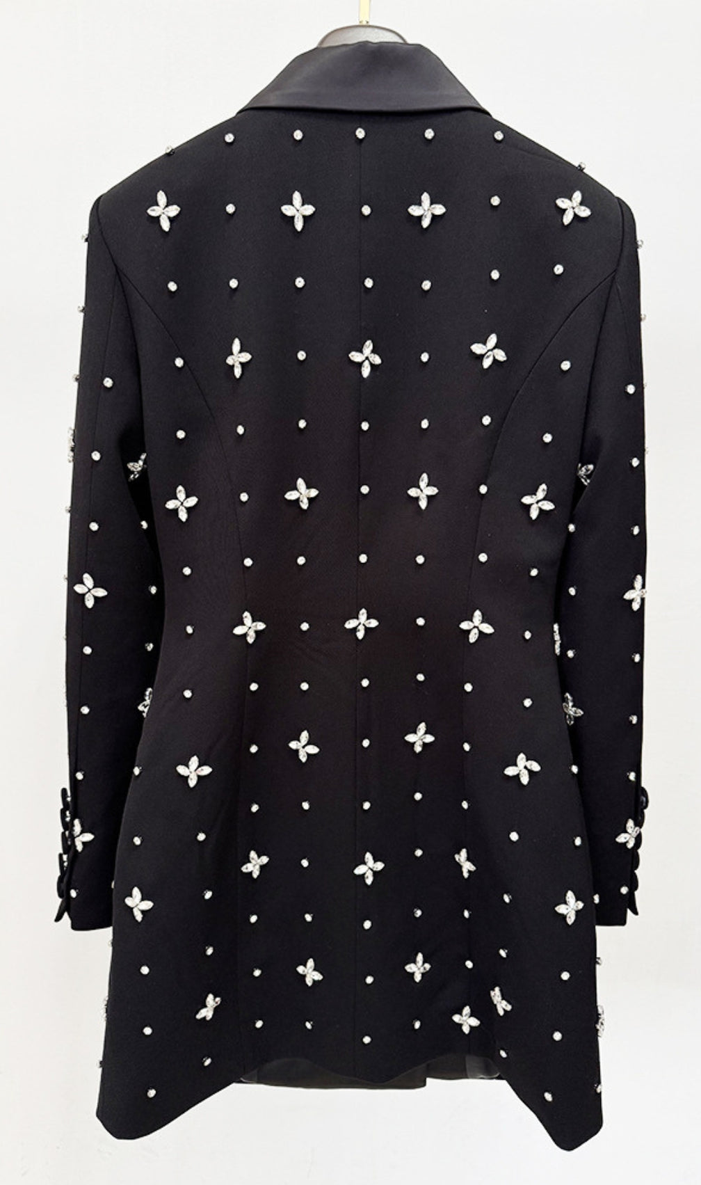 Danik Black Diamante Blazer