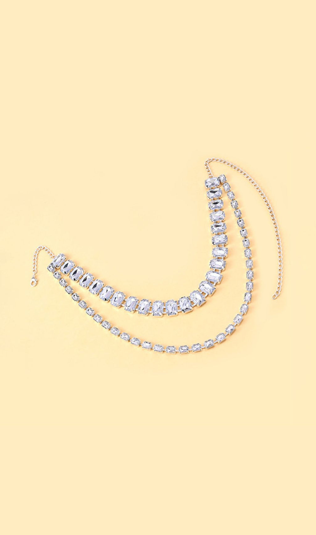 Kaia Diamante Emerald Cut Choker Necklace