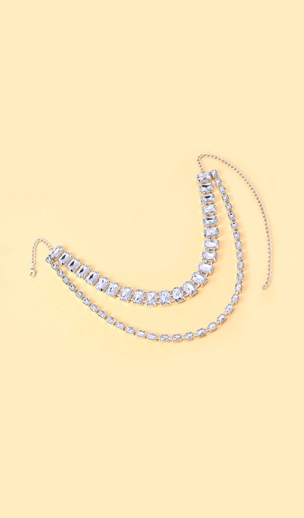 Kaia Diamante Emerald Cut Choker Necklace