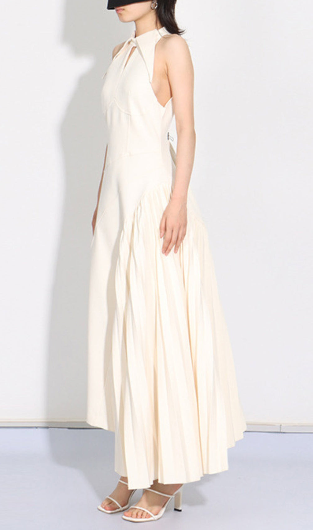 Arazoa Halter Ruched Maxi Dress