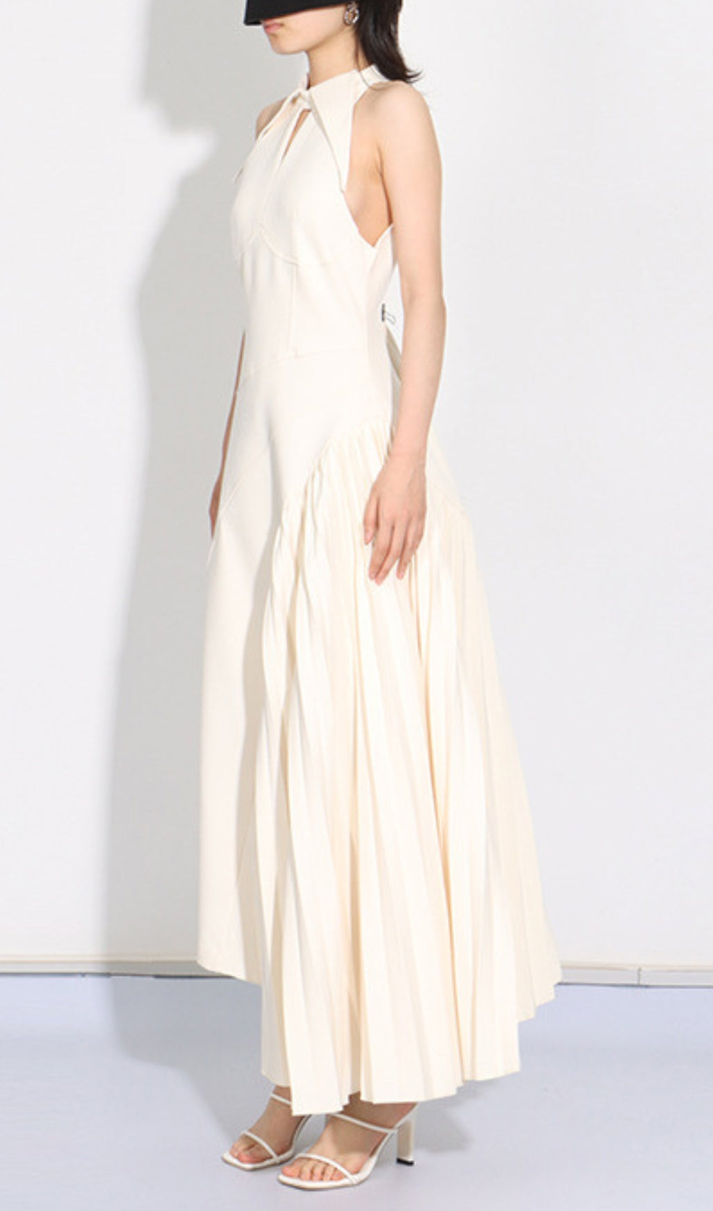 Arazoa Halter Ruched Maxi Dress