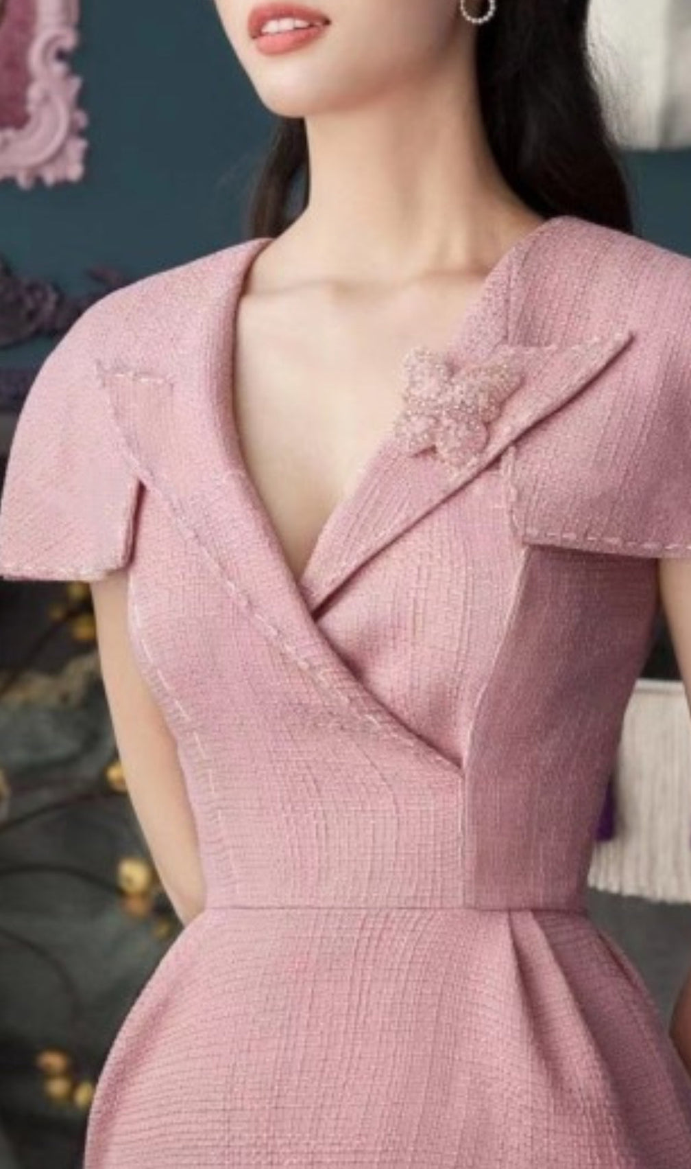 Allie Butterfly Embellished Dress