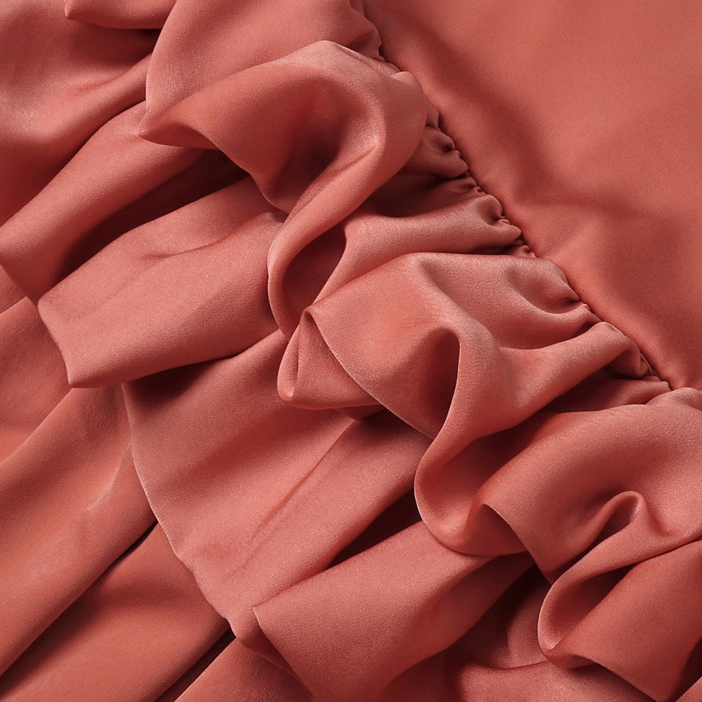 Jesper Dramatic Ruffle High-Low Maxi Skirt for Women