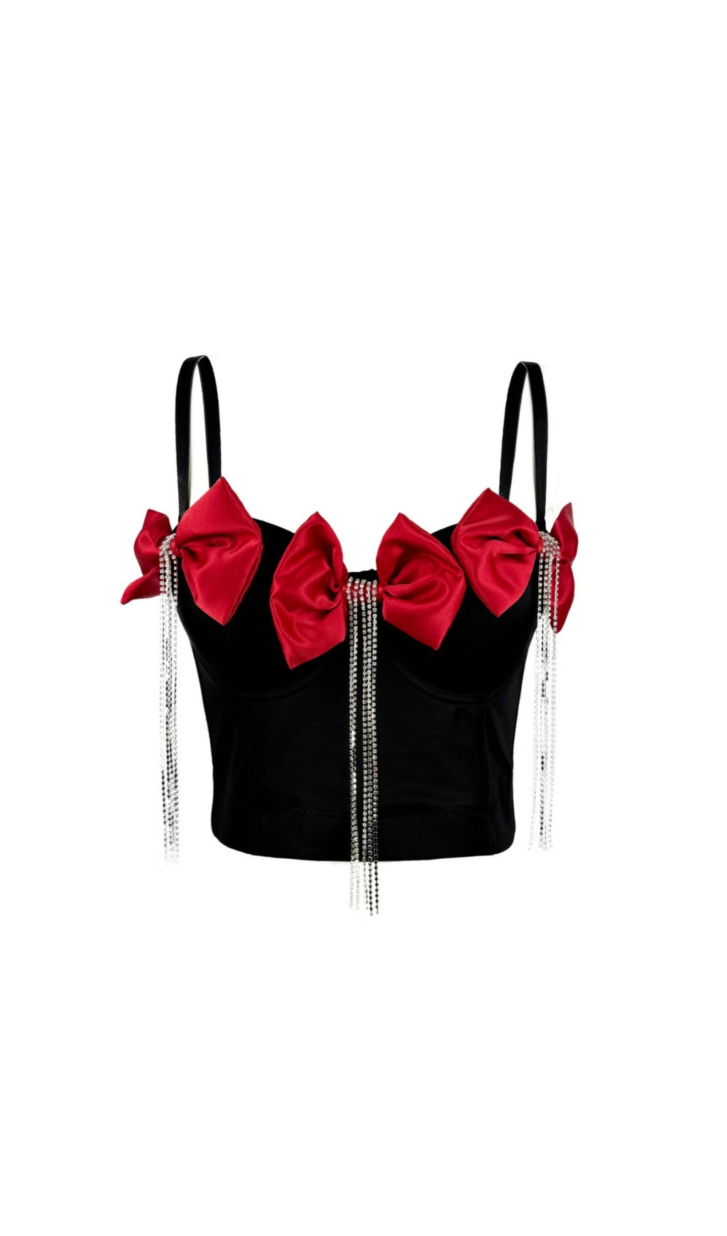 Dua Bow Tassel Crop Top
