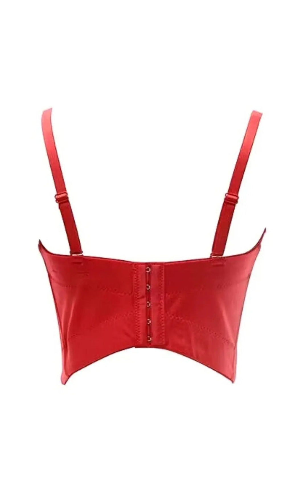 Red Beaded Sequin Corset