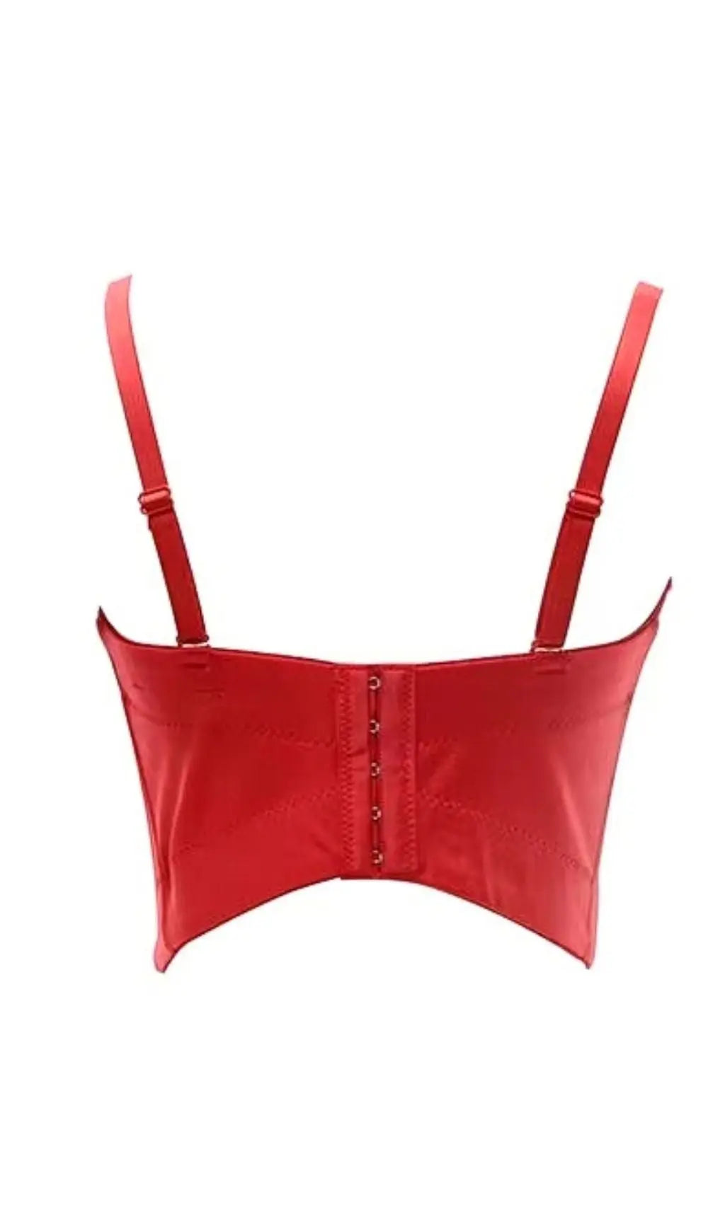 Red Beaded Sequin Corset