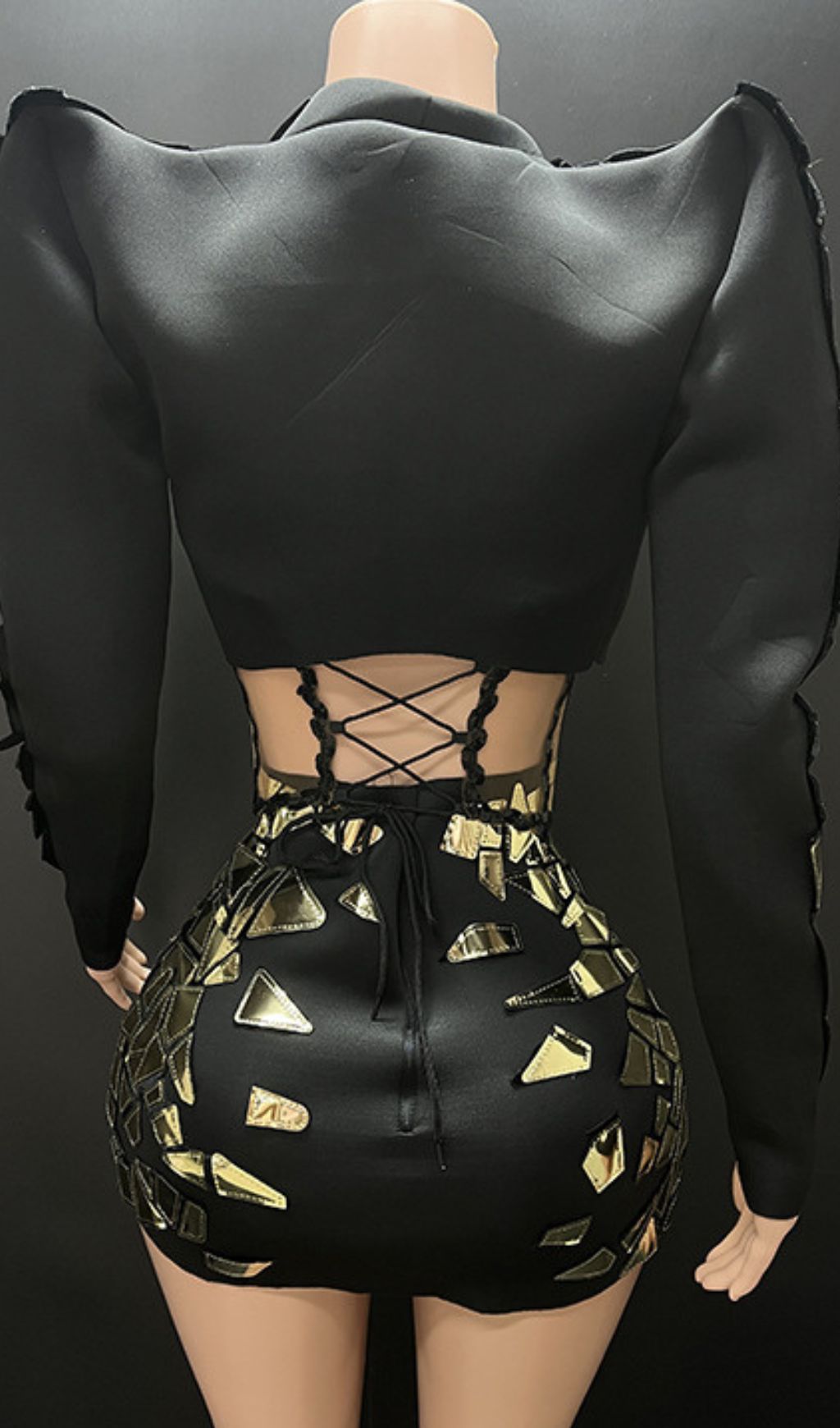 Fai Crop Top & Mini Dress Set