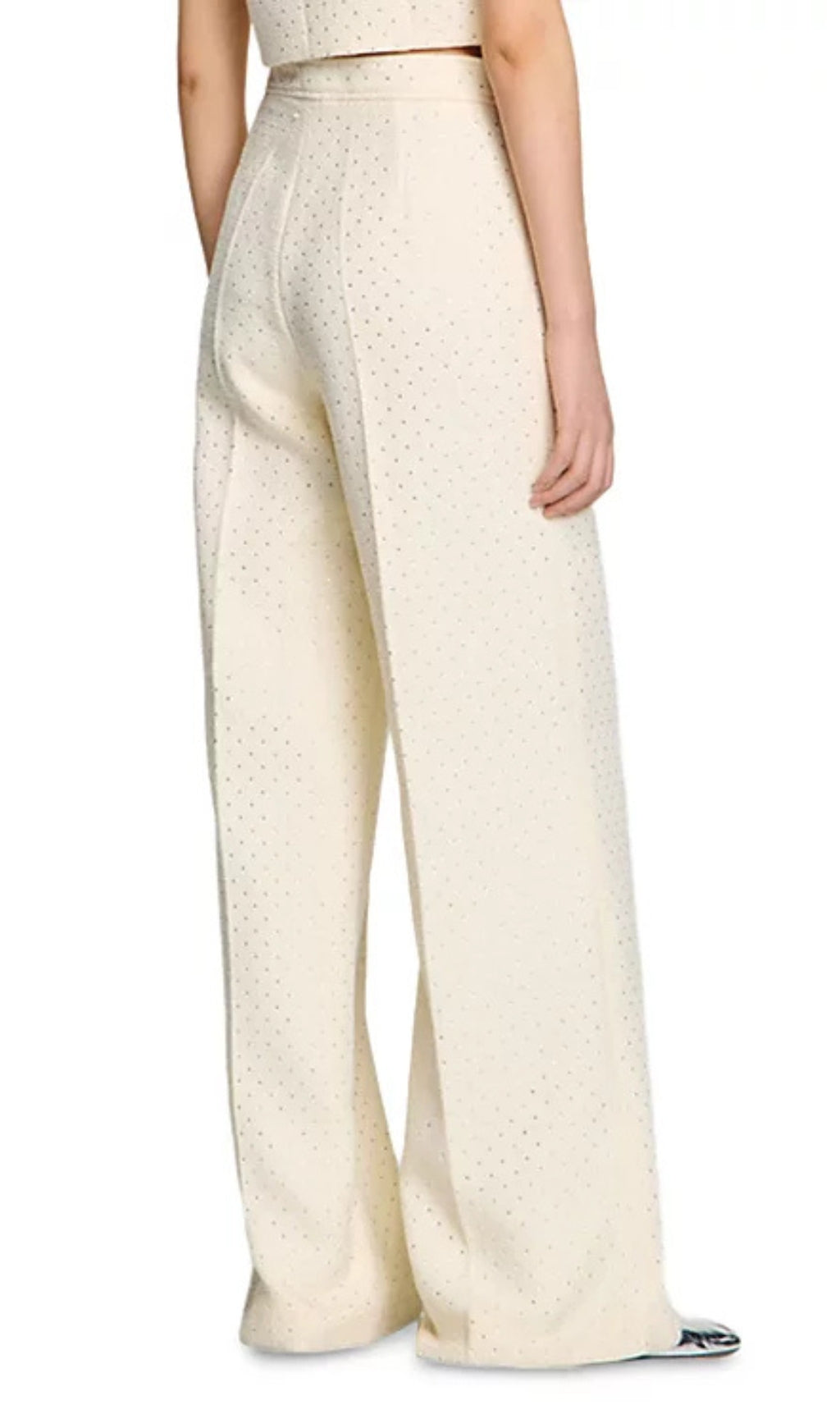 Tweed Rhinestone Trousers