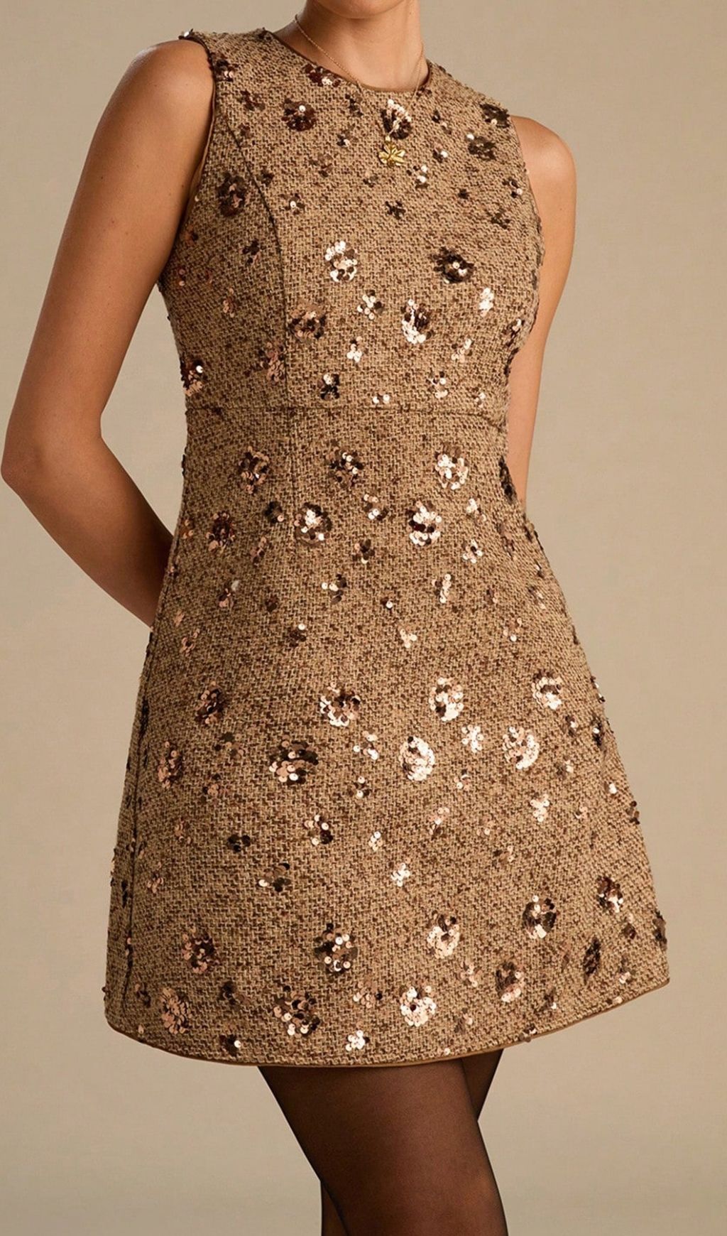 Lanesia Sleeveless Sequin Mini Dress