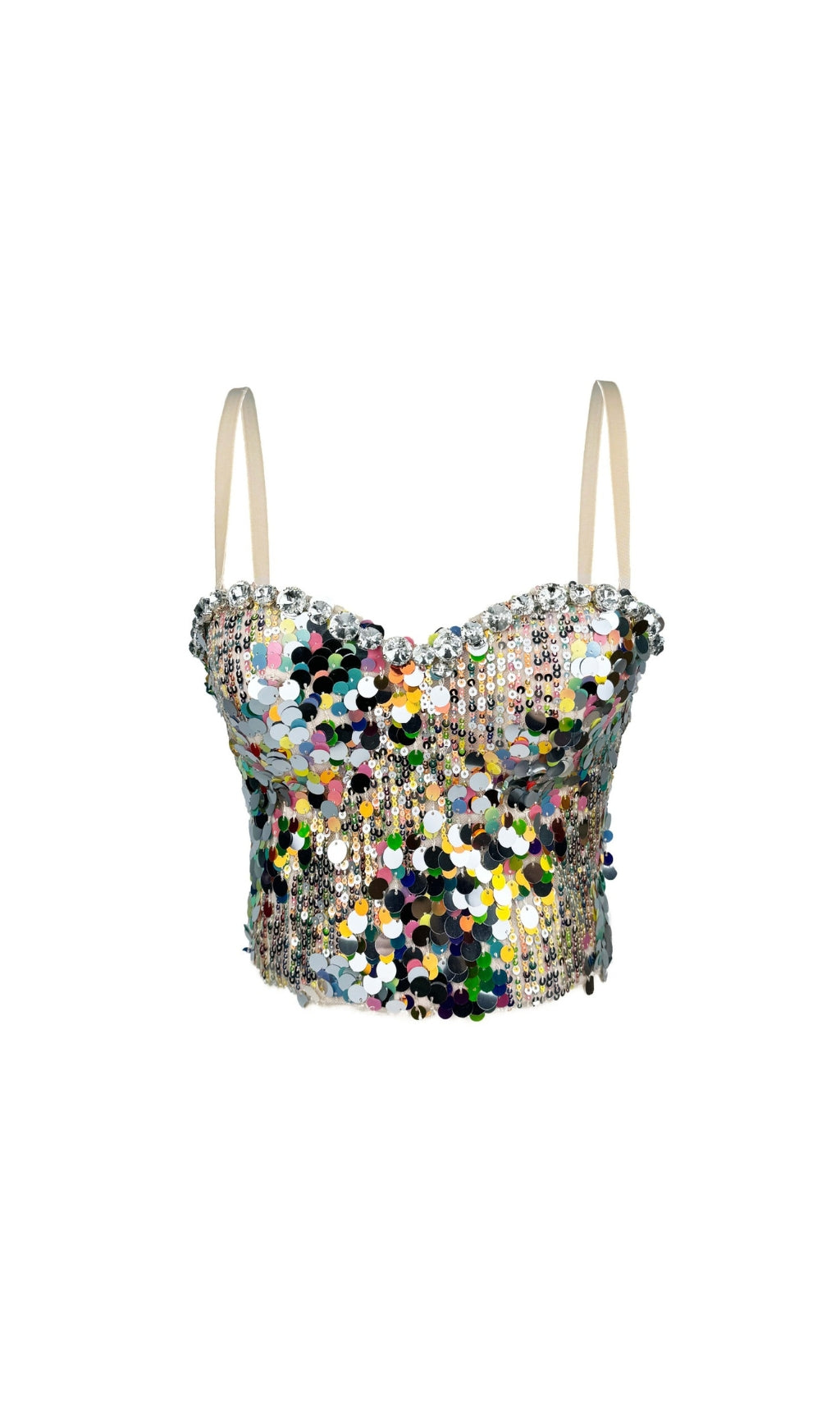Digna Sequin Crop Top