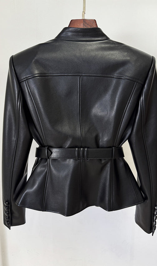 Gustavo Black Belt Jacket