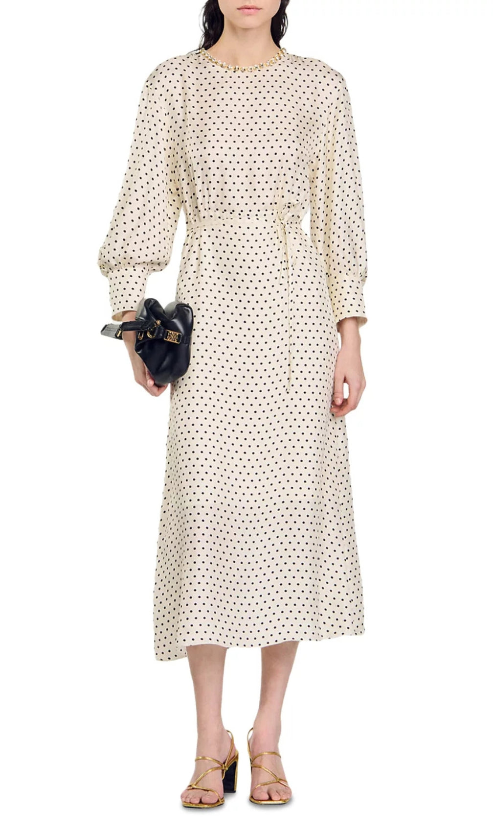 Philosophie Dot Print Midi Dress