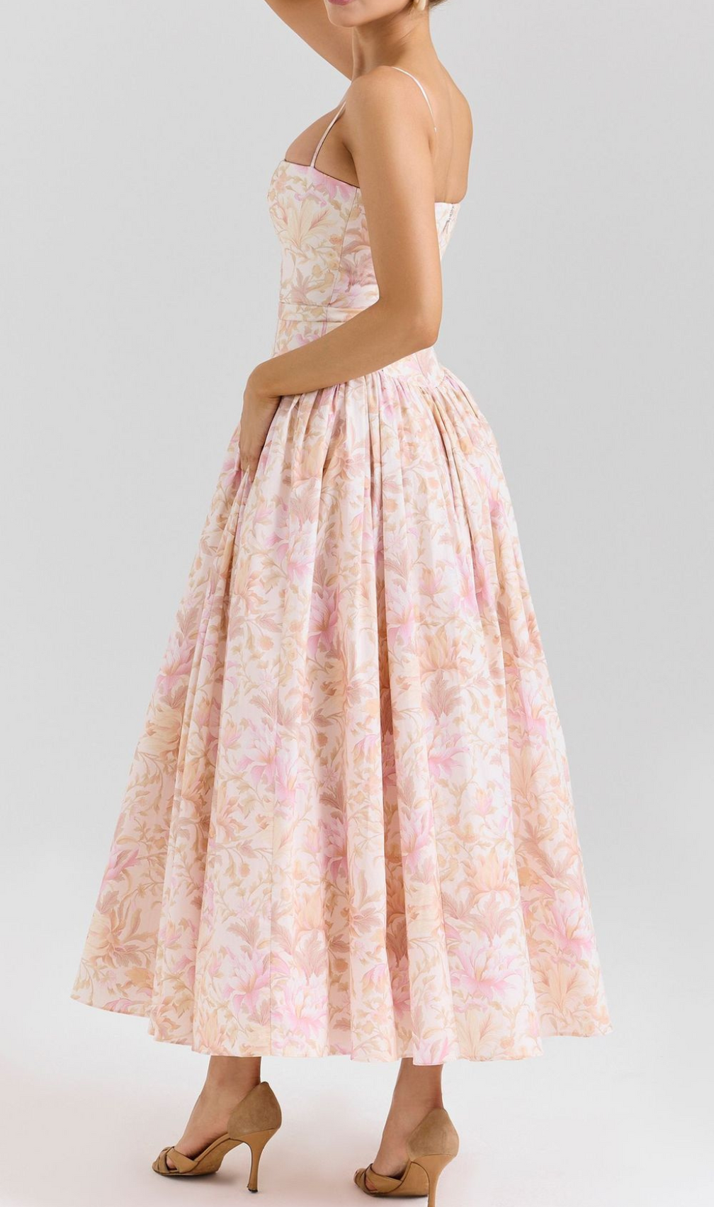 Haruyo Strappy Printed Maxi Dress