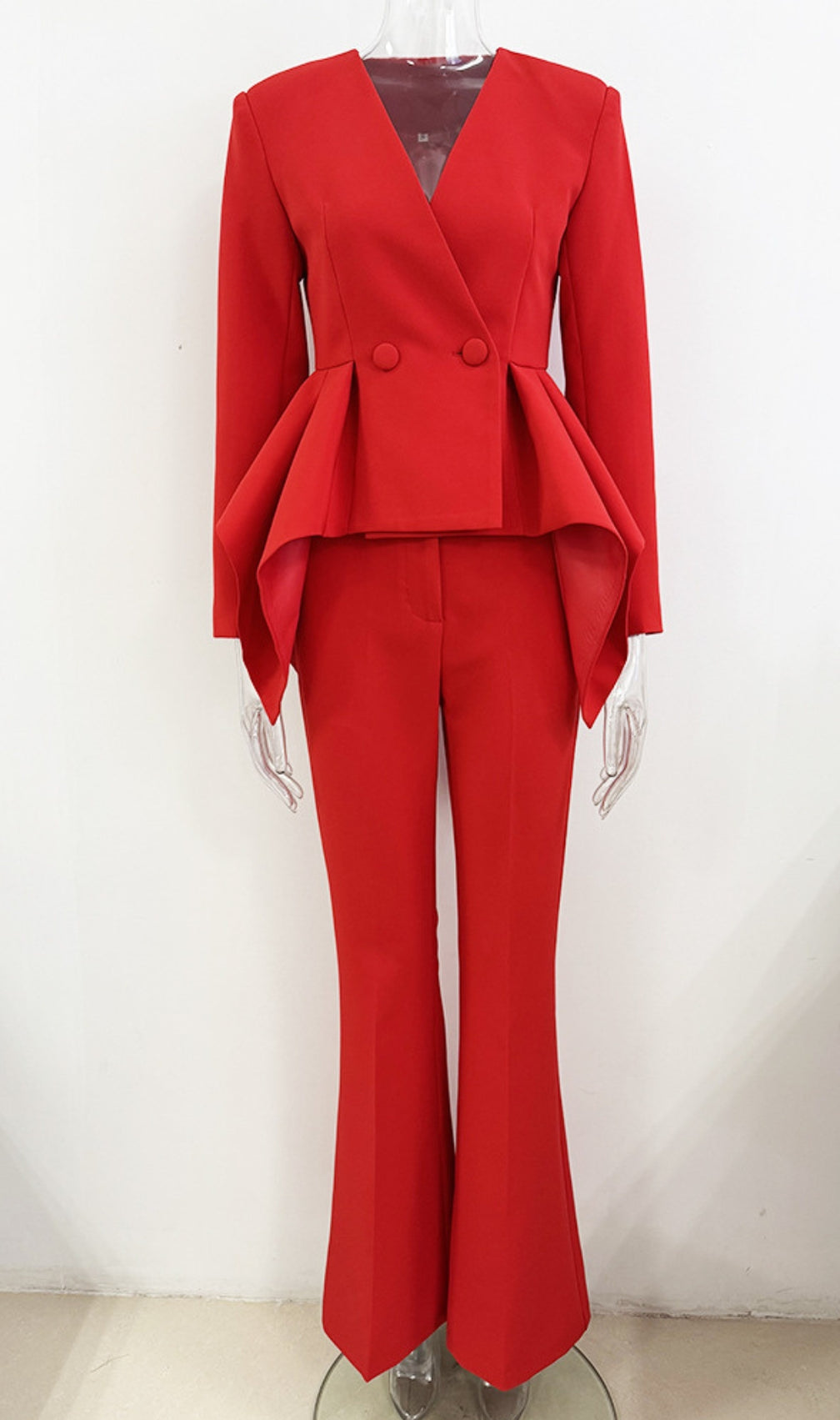 Dagna Red Jacket & Pants Set