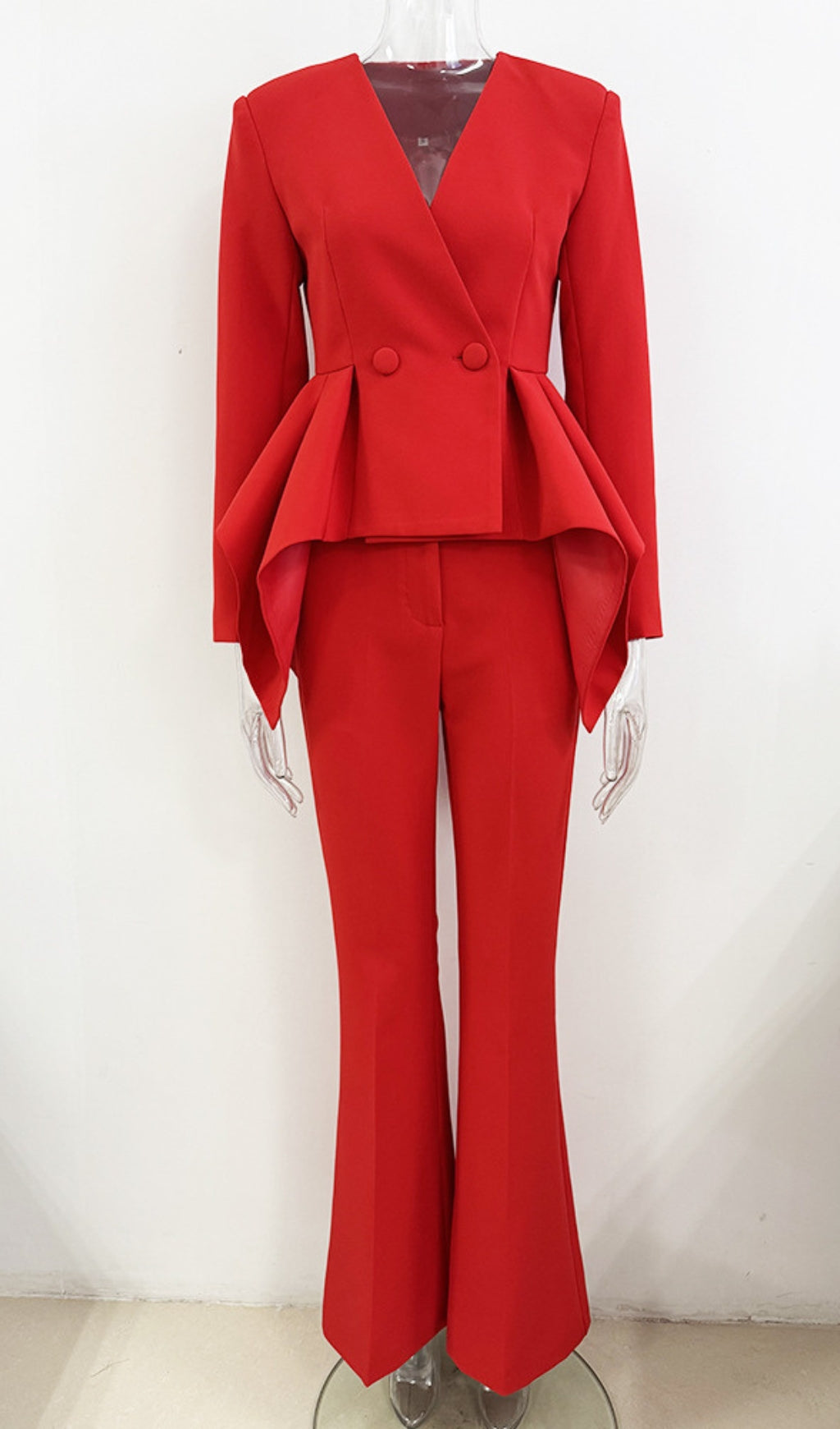 Dagna Red Jacket & Pants Set