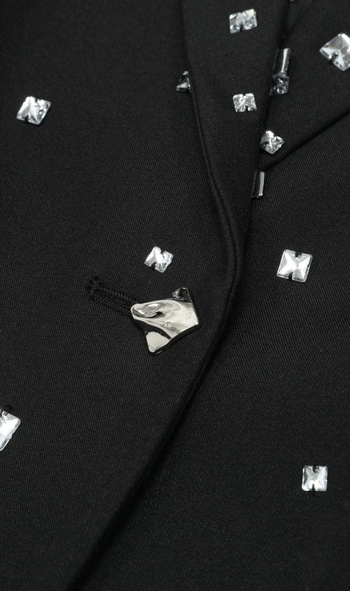 Kingsley Black Diamante Blazer