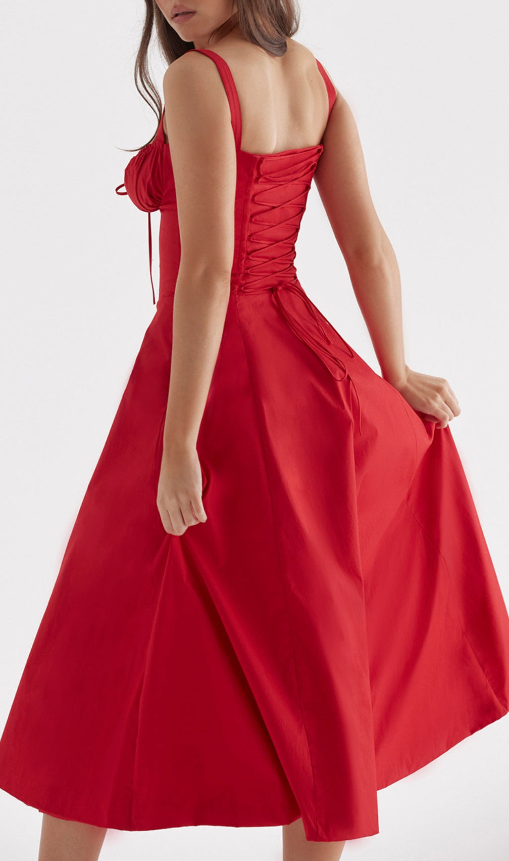 Red Rose Bustier Sundress