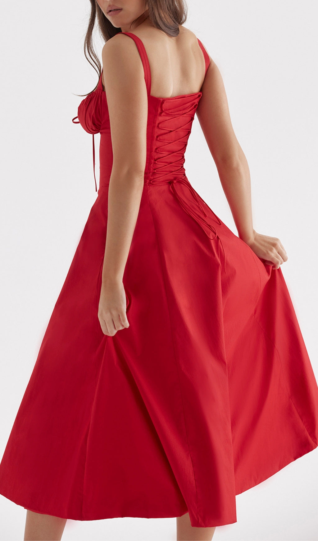 Red Rose Bustier Sundress