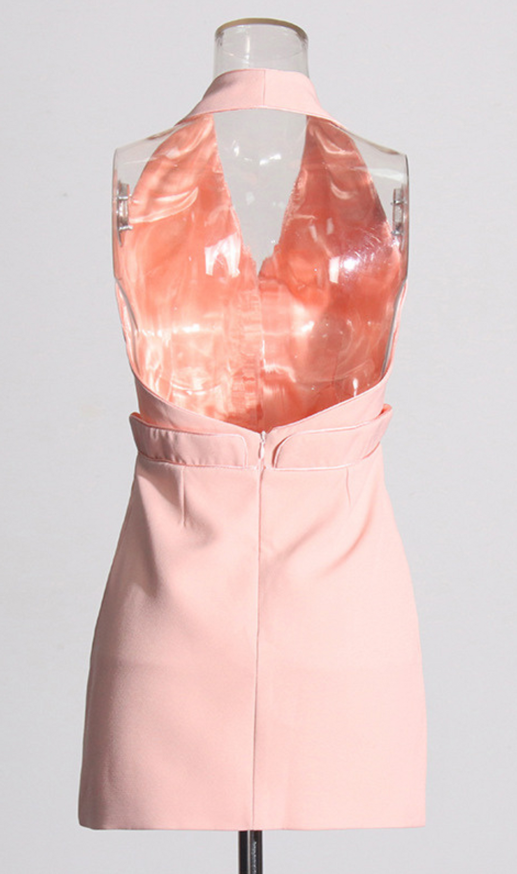 Gwydion Halter Button Mini Dress