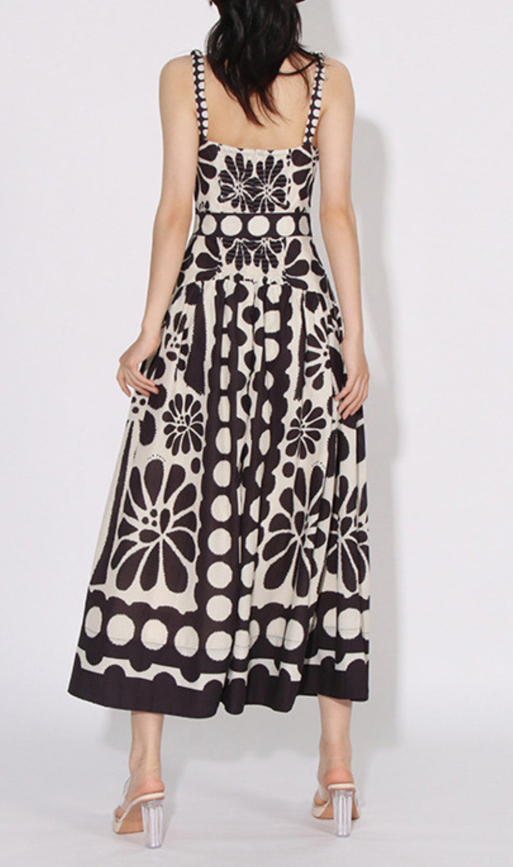 Asatira Black Printed Maxi Dress