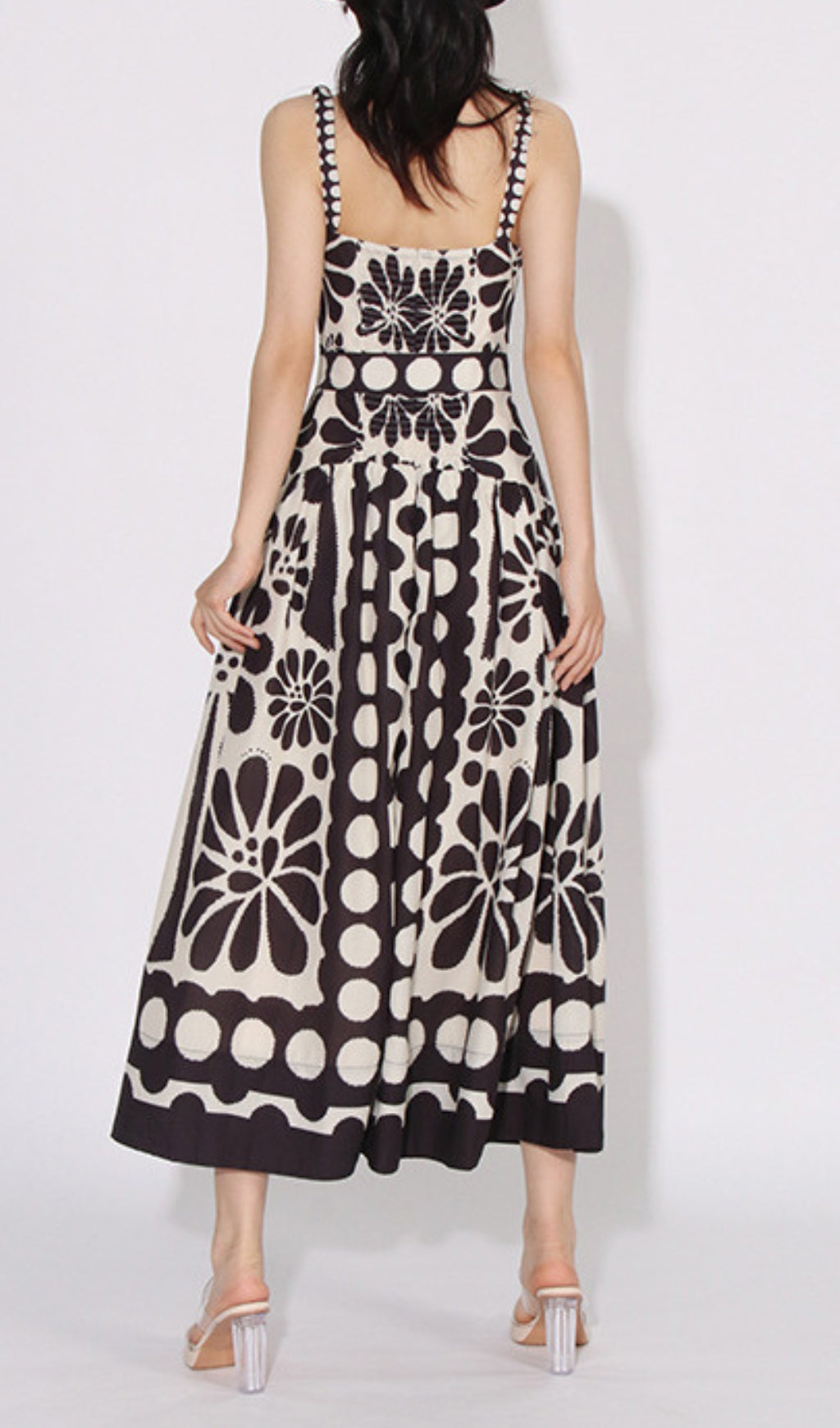 Asatira Black Printed Maxi Dress
