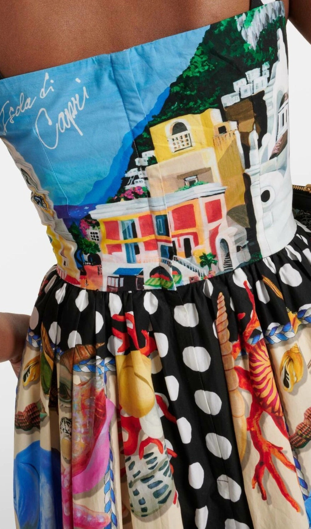 Barb Colorful Printed Midi Dress