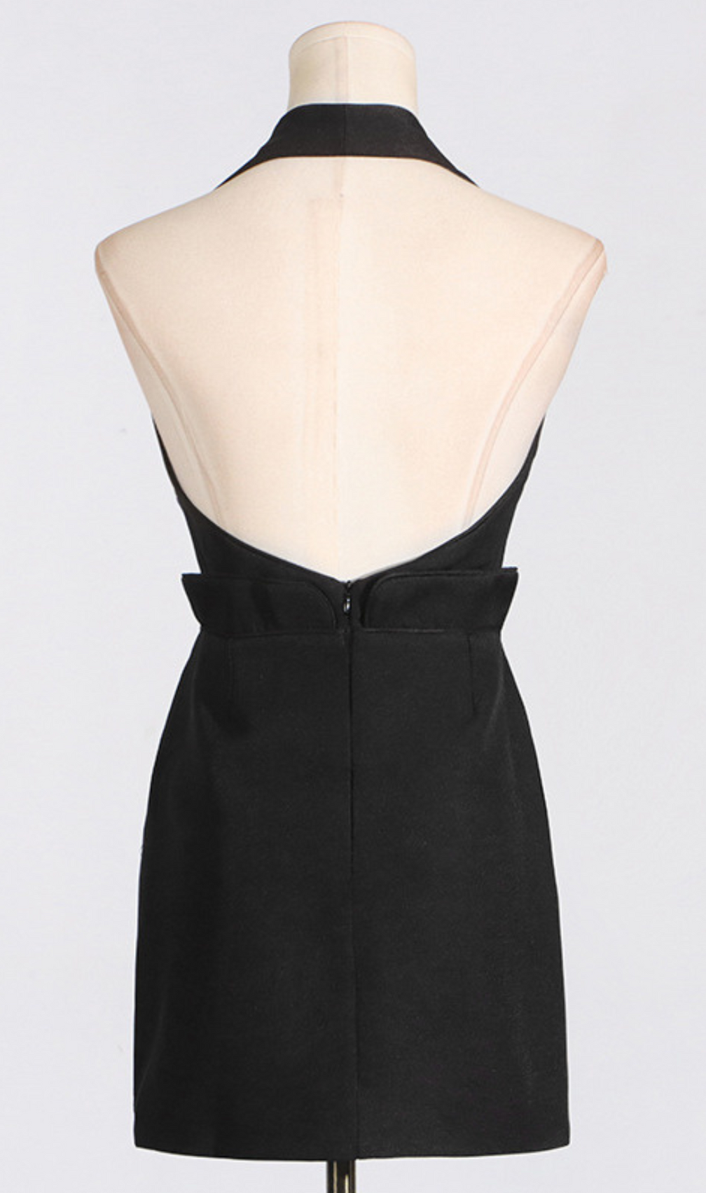 Gwydion Halter Button Mini Dress