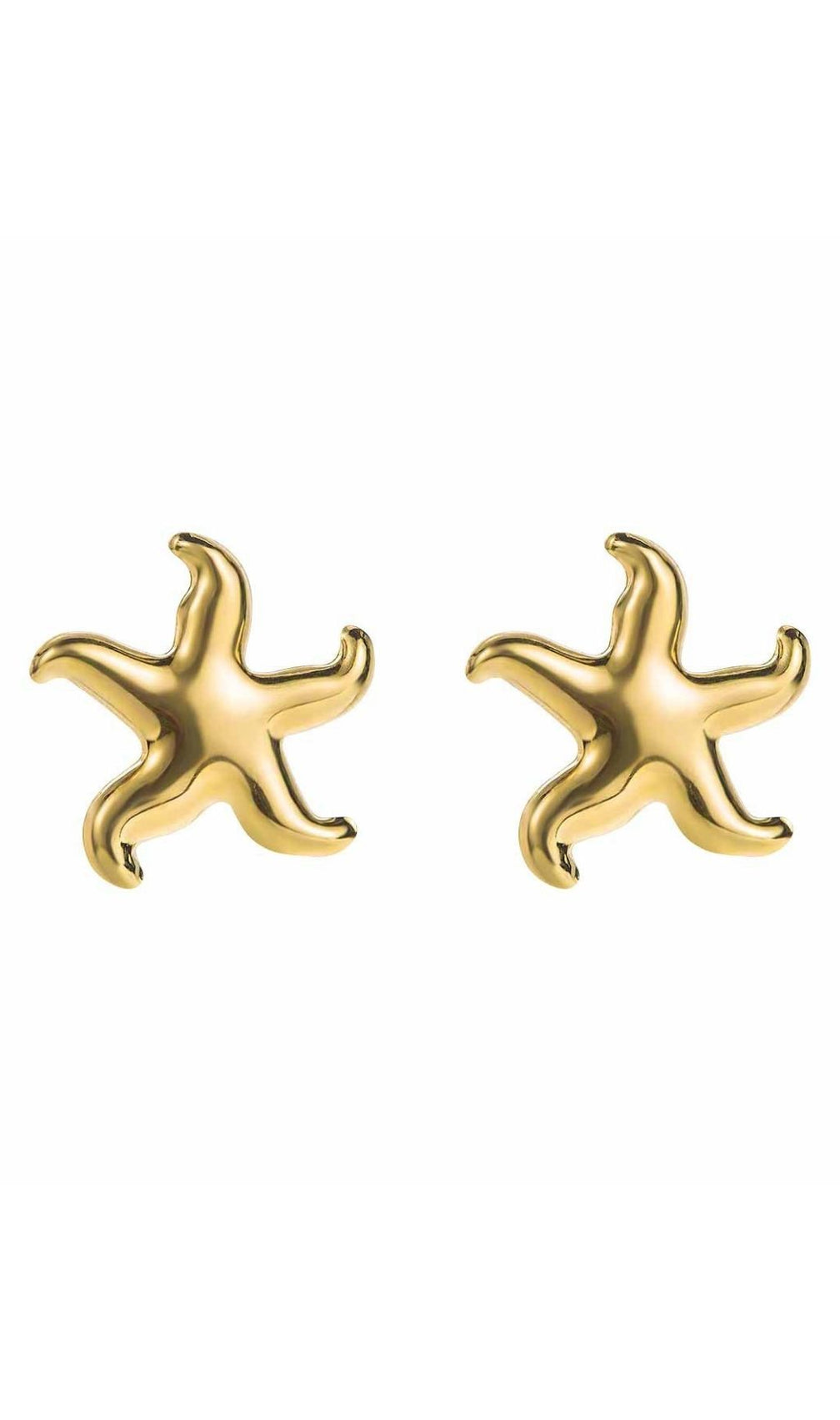 Jovie Gold Starfish Statement Earrings | Sculptural Ocean Chic
