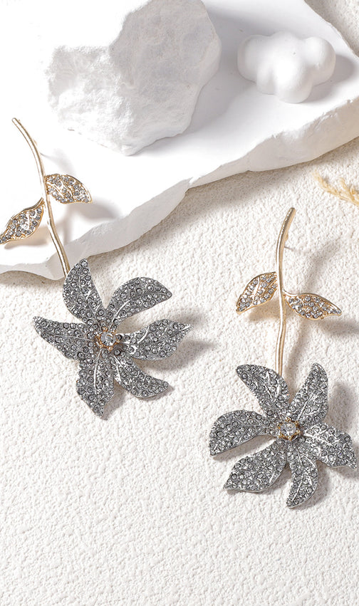 Dazzling Josephe Bloom Statement Earrings for Women