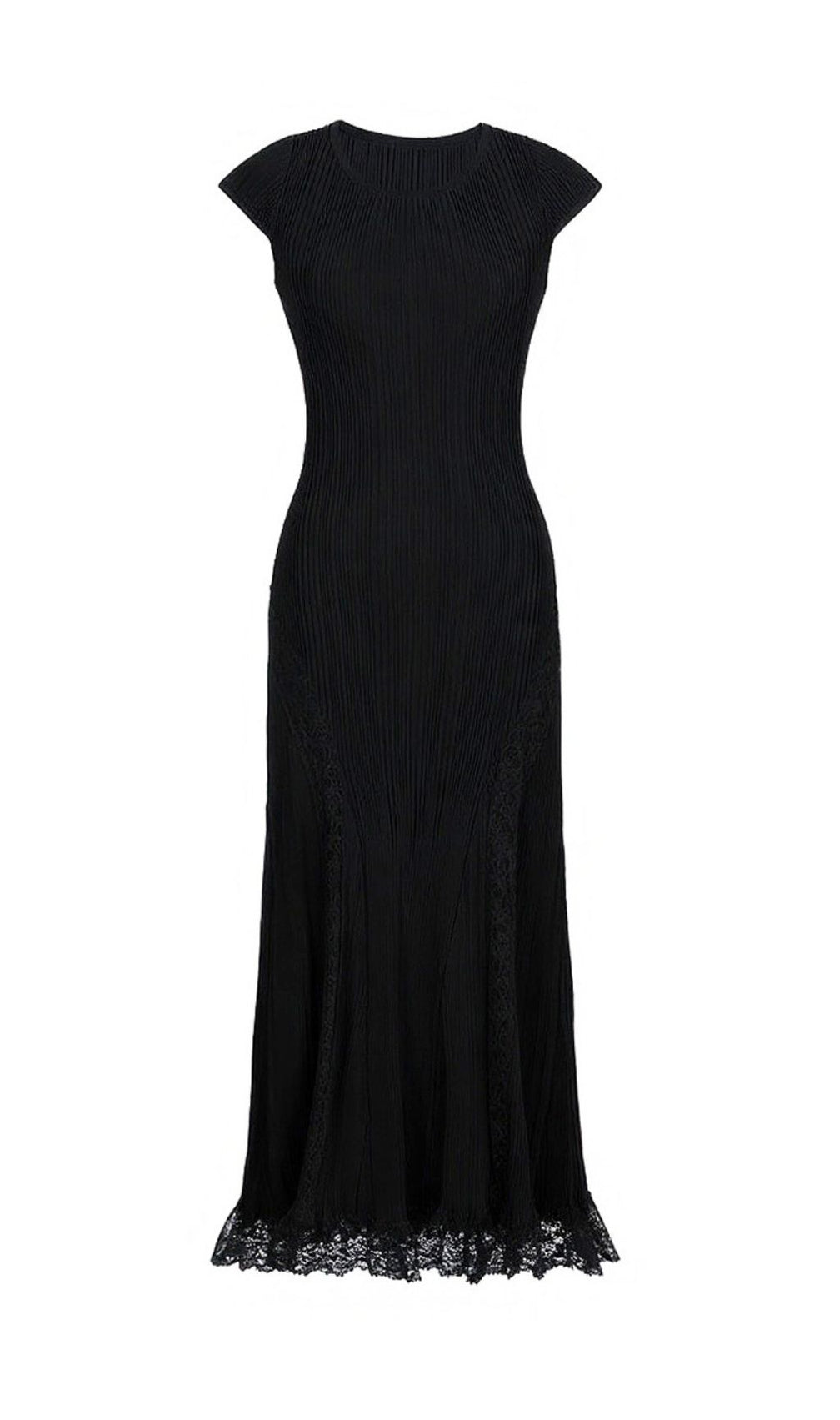 Farrah Knitted Lace Midi Dress