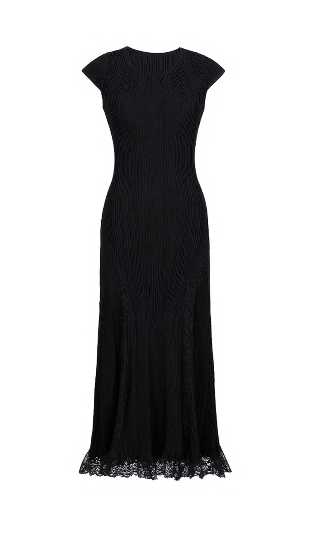 Farrah Knitted Lace Midi Dress