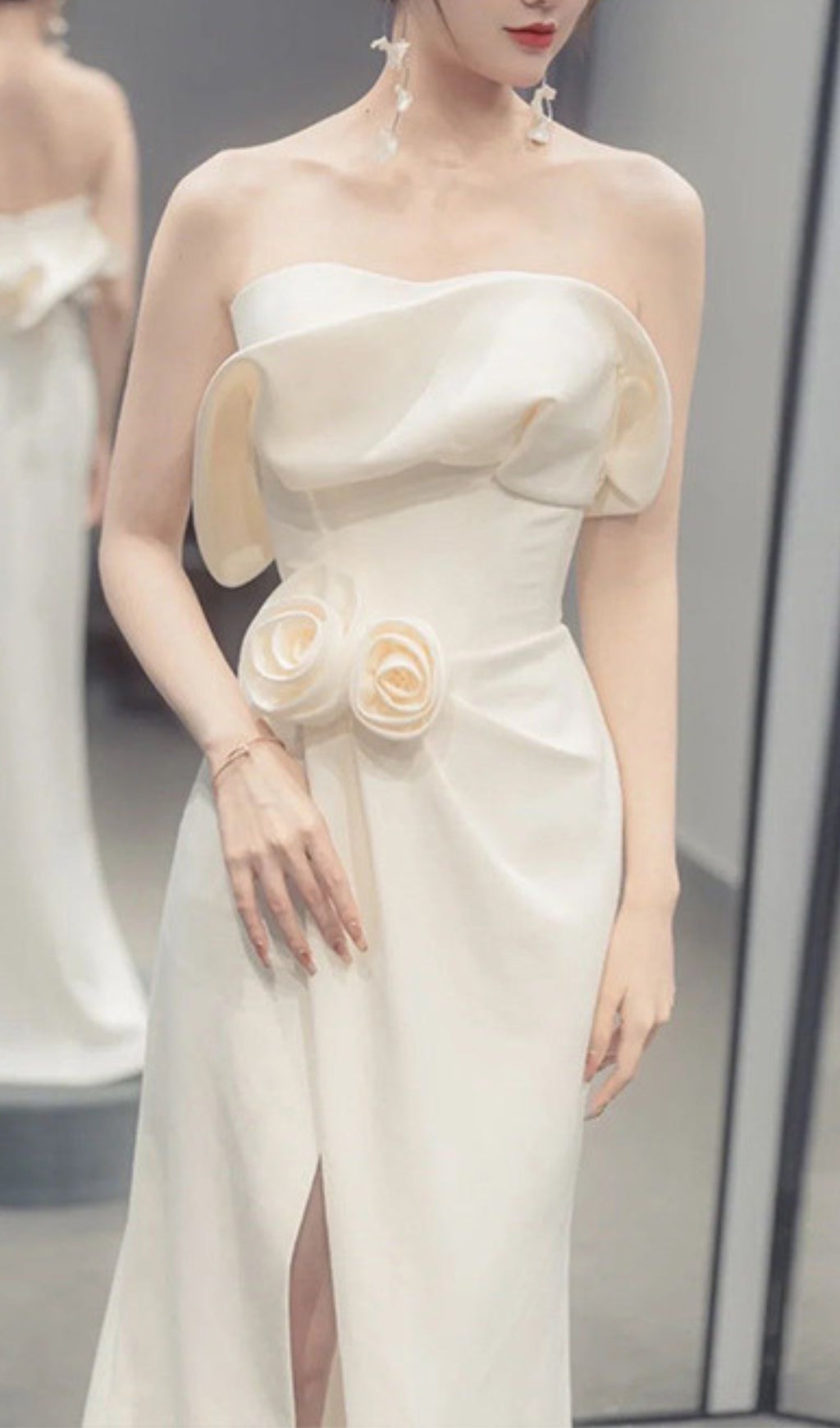 Ameya Flower Embellished Maxi Dress