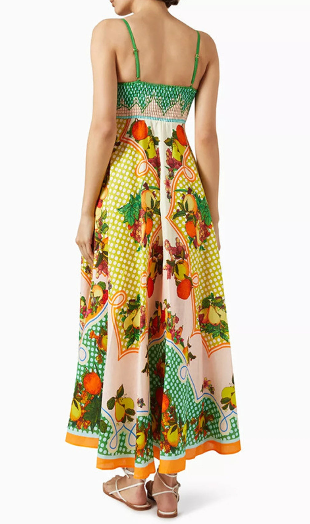 Deanna Strappy Printed Maxi Dress
