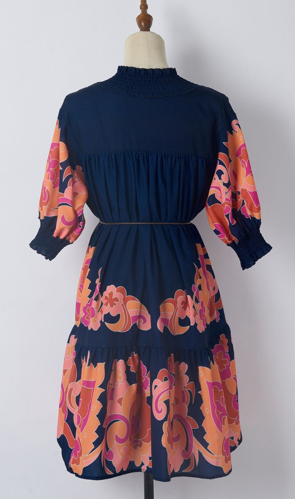 Kamdyn Vibrant Floral Print Mini Dress | Flirty Ruffle & Puff Sleeve