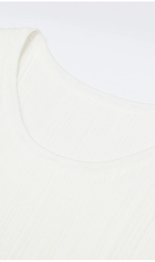 Kinzy White Sleeveless Lace Midi Dress