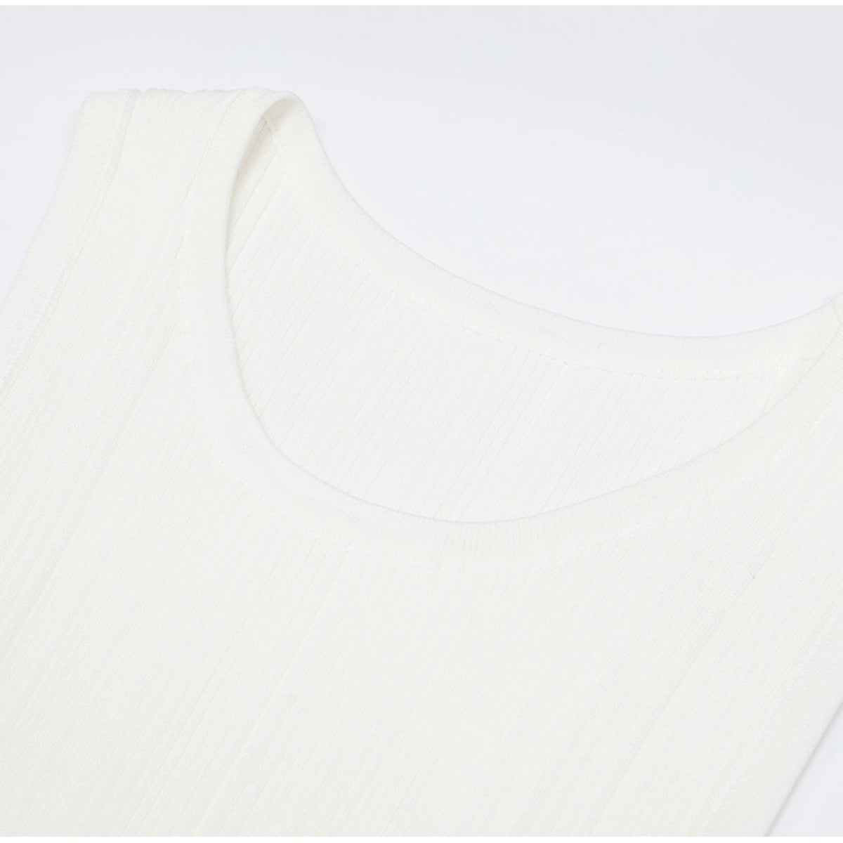 Kinzy White Sleeveless Lace Midi Dress