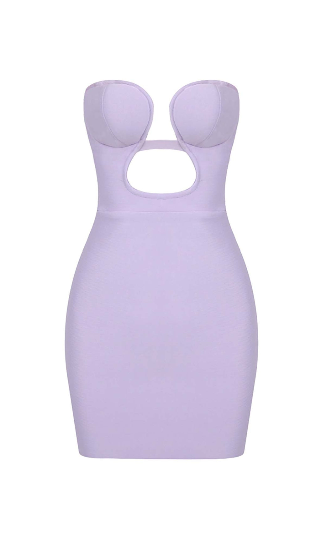 Bandeau Bandage Mini Dress In Lilac