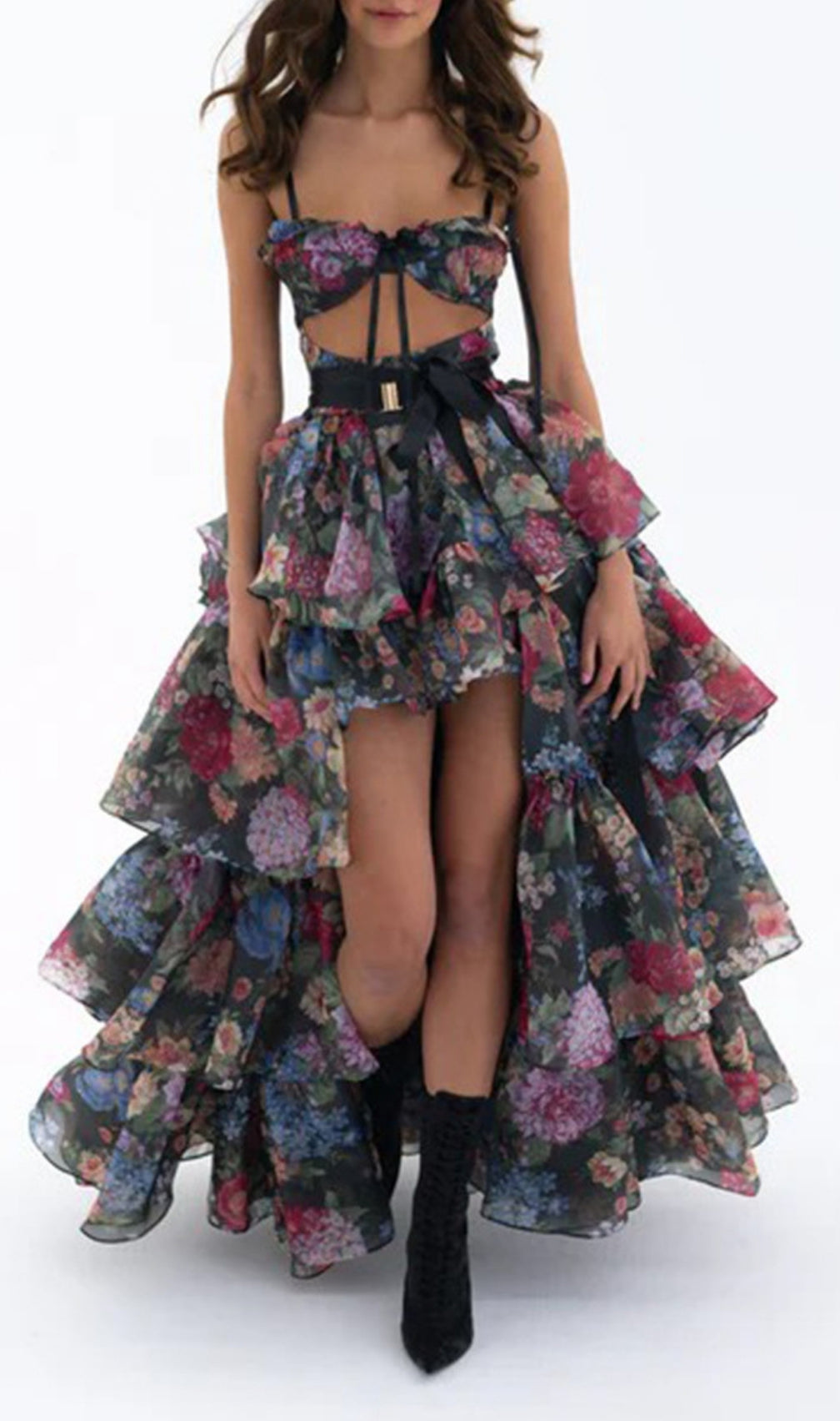 Eabha Floral Printed Maxi Dress