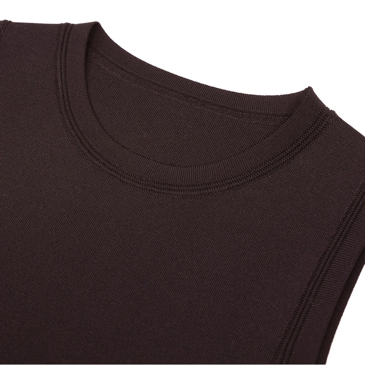 Chic Black Sleeveless Knit Midi Dress with Gilded Tassel Fringe