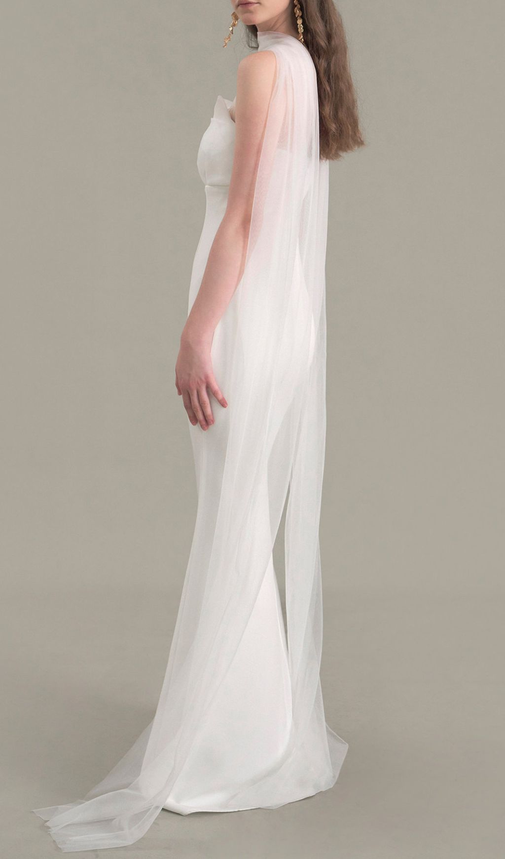 Jalene Timeless White Strapless Wedding Dress | Elegant Bridal Gown